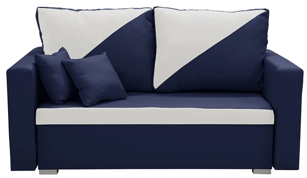 Dvojmiestna rozkladacia pohovka ASTRA2 Námořnická modrá/krémová