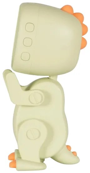 LED Stmievateľná detská nočná lampička s budíkom ROBOT LED/1W/5V 1200 mAh