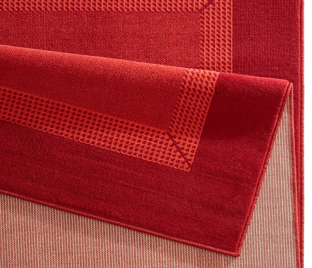 Kusový koberec Basic 102499, 160x230, červená, chodba / predsieň, Hanse Home