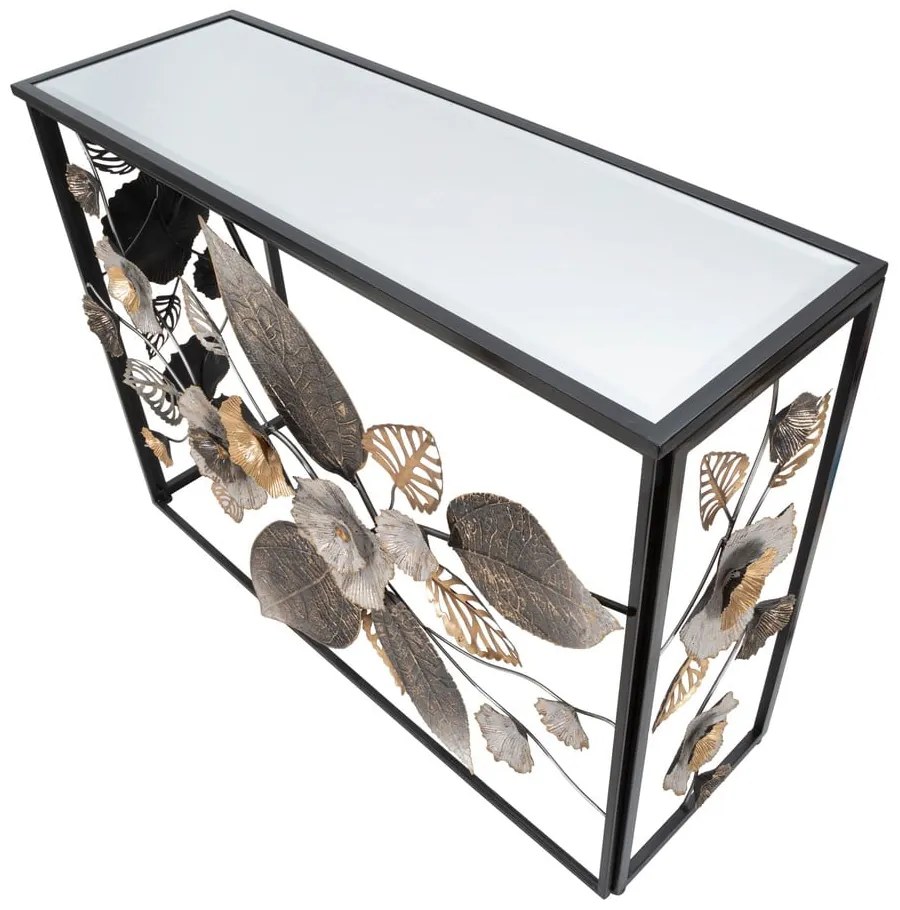 Čierny konzolový stolík 42x112 cm Glam Dark – Mauro Ferretti