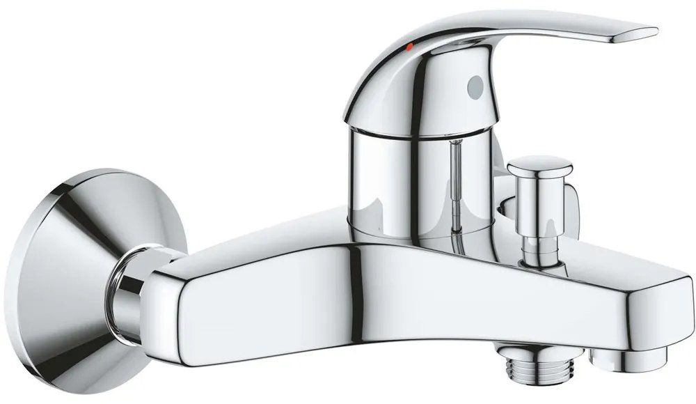 GROHE BauCurve páková vaňová batéria nástenná, chróm, 23599000