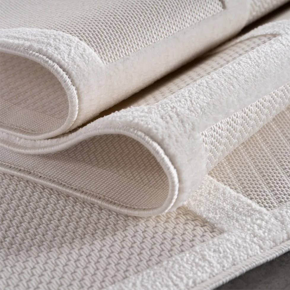 Kusový koberec Doha 1657 Cream, 140x200, biela, chodba / predsieň, Ayyildiz