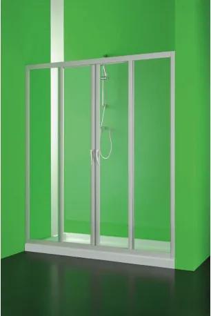 HOPA - Sprchové dveře MAESTRO CENTRALE - 110 - 120 cm, 185 cm, Univerzální, Plast bílý, 2,2mm polystyrol (acrilico) (BSMAC12P)