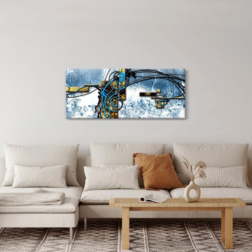 Abstraktný obraz (120x50 cm)