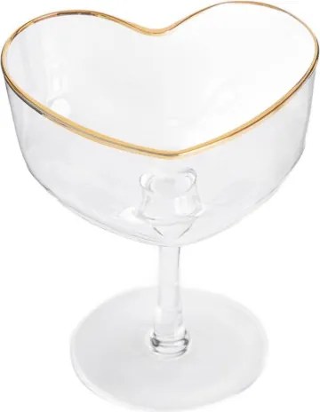 Pohár AMAR so zlatým okrajom 726637 180ml