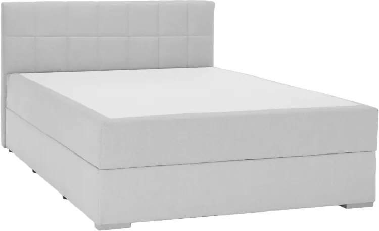 Boxpringová posteľ 120x200, svetlosivá, FERATA KOMFORT