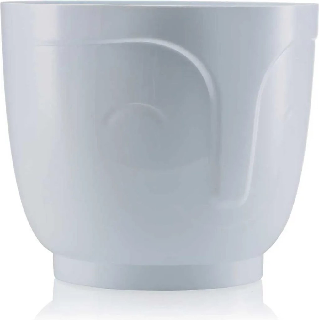 Květináč ZOE 16 cm bílý