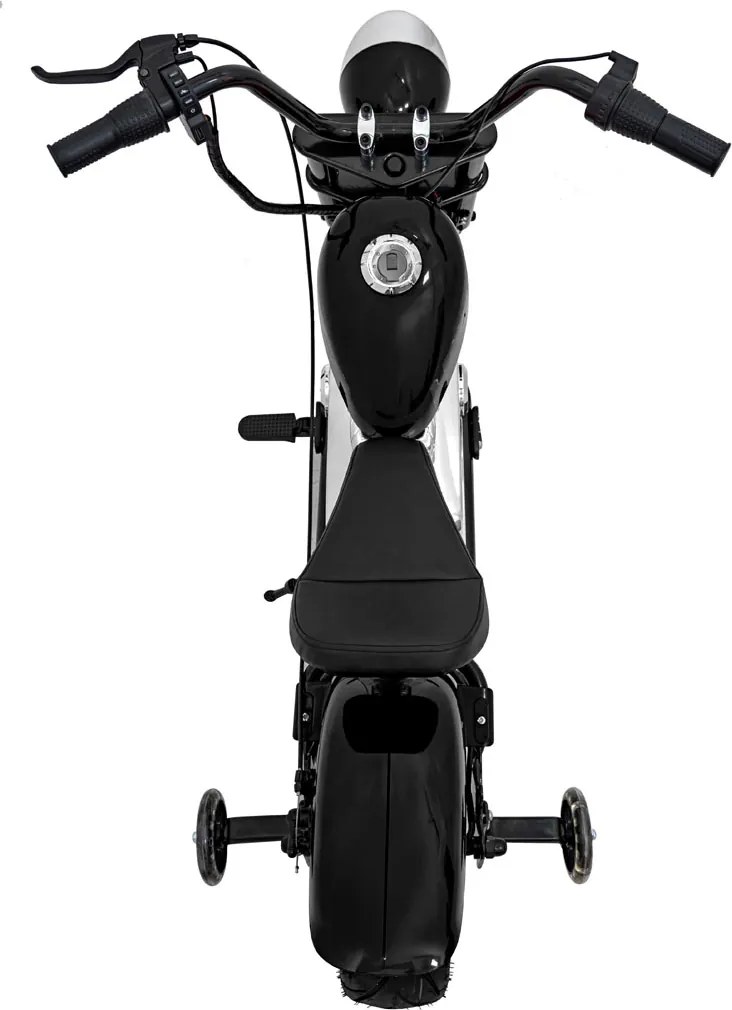 Ramiz Chopper Warrior Motocykel čierny