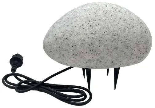 Vonkajšie dekoratívne svietidlo LUMISTONE 1xE27/15W/230V IP65 priemer 26,5 cm