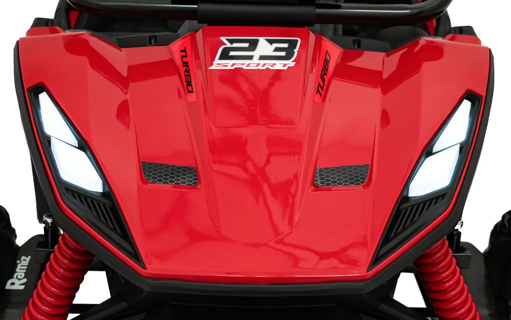 Ramiz Elektrická bugina TURBO 23 pre deti červená