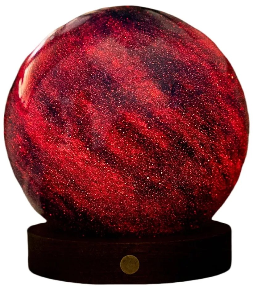 Tmavo prírodná svetelná dekorácia na USB ø 12 cm Galaxy Breeze – Gingko