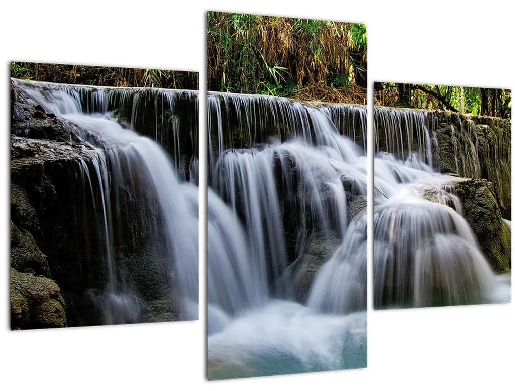 Obraz - Kaskády vodopádov (90x60 cm)