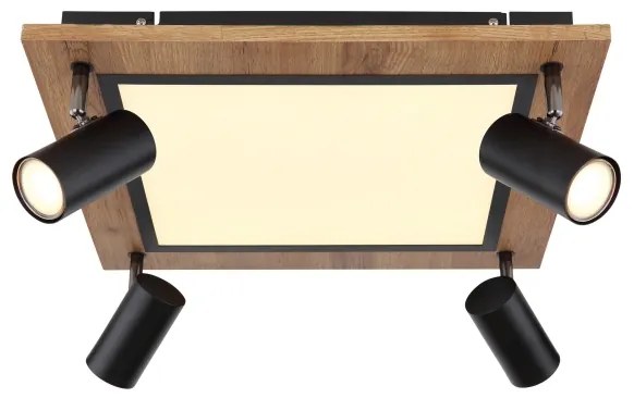 Globo 67306D2 - LED Bodové svietidlo ULLA 4xGU10/5W + LED/24W/230V