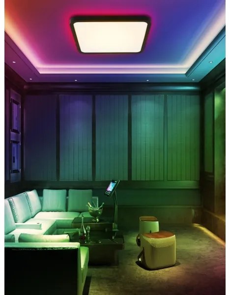Immax NEO 07167-B40-LED RGBCCT Stmievateľné svietidlo 50W/230V Wi-Fi Tuya černá+DO