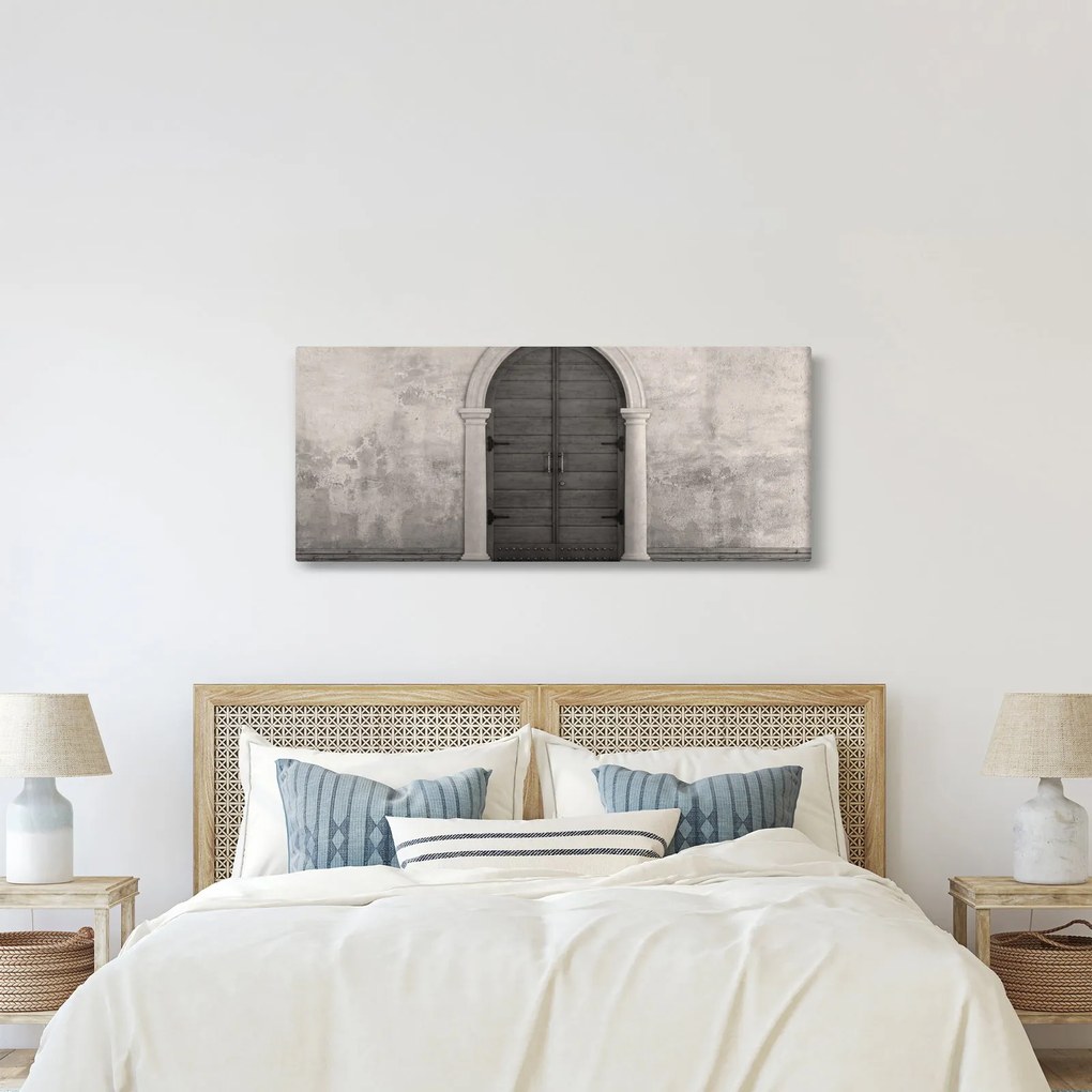 Obraz - Tajomné dvere (120x50 cm)