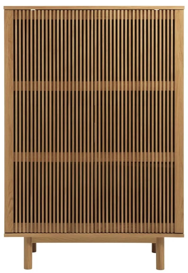 Skrinka v dekore duba v prírodnej farbe 95x140 cm Tiber – Unique Furniture