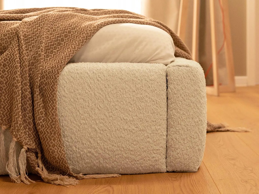 Čalúnená posteľ Ubipra Boucle, Rozmer postele: 140x200, Farby: Abriamo 04