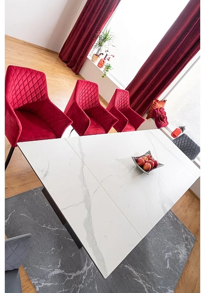 Jedálenský stôl Westin 180 x 90 cm, mramor