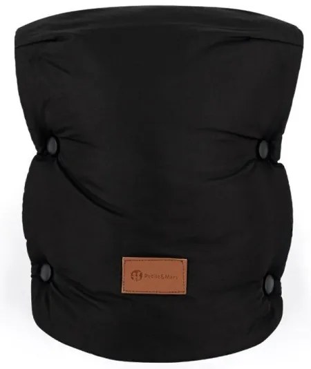 PETITE&MARS - SADA Detský fusak 3v1 JIBOT + rukávniky na kočiar JASIE čierna