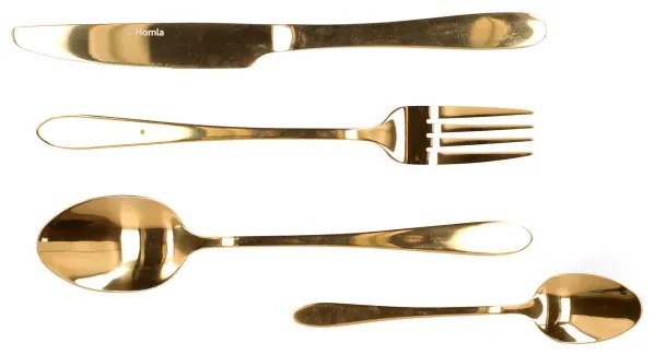 Súprava príborov ABELE ALL zlatá 16 ks 951910