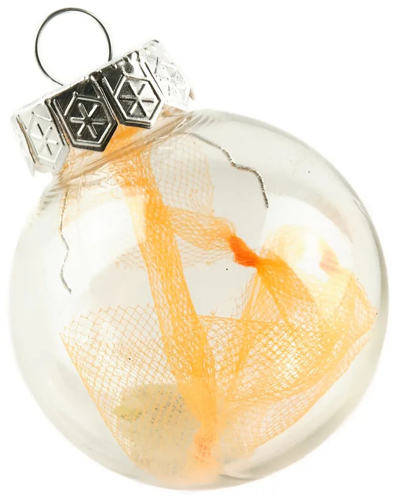 DECOLED Sada ozdôb, d. 6 cm, červená+ružová