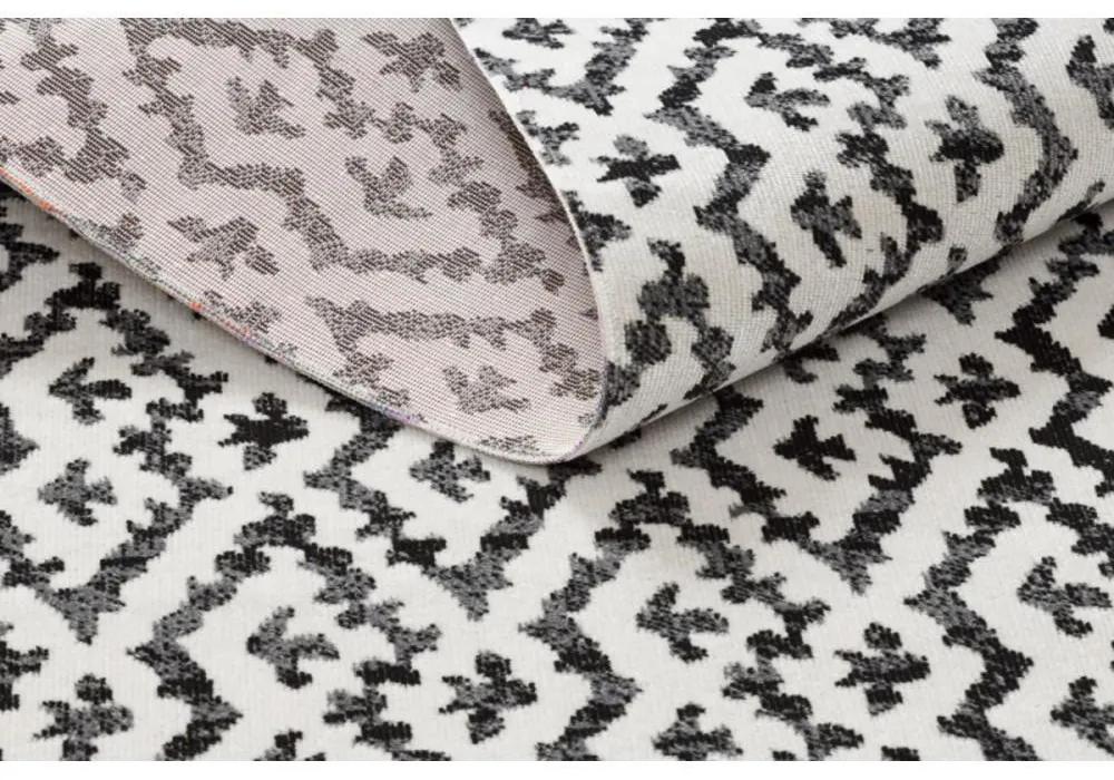 Kusový koberec Fabio čierno krémový 180x270cm
