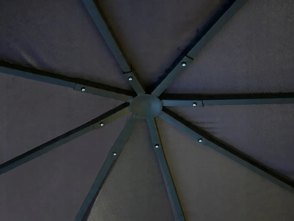 CH Sivý záhradný altánok Altana II 3 x 3 m