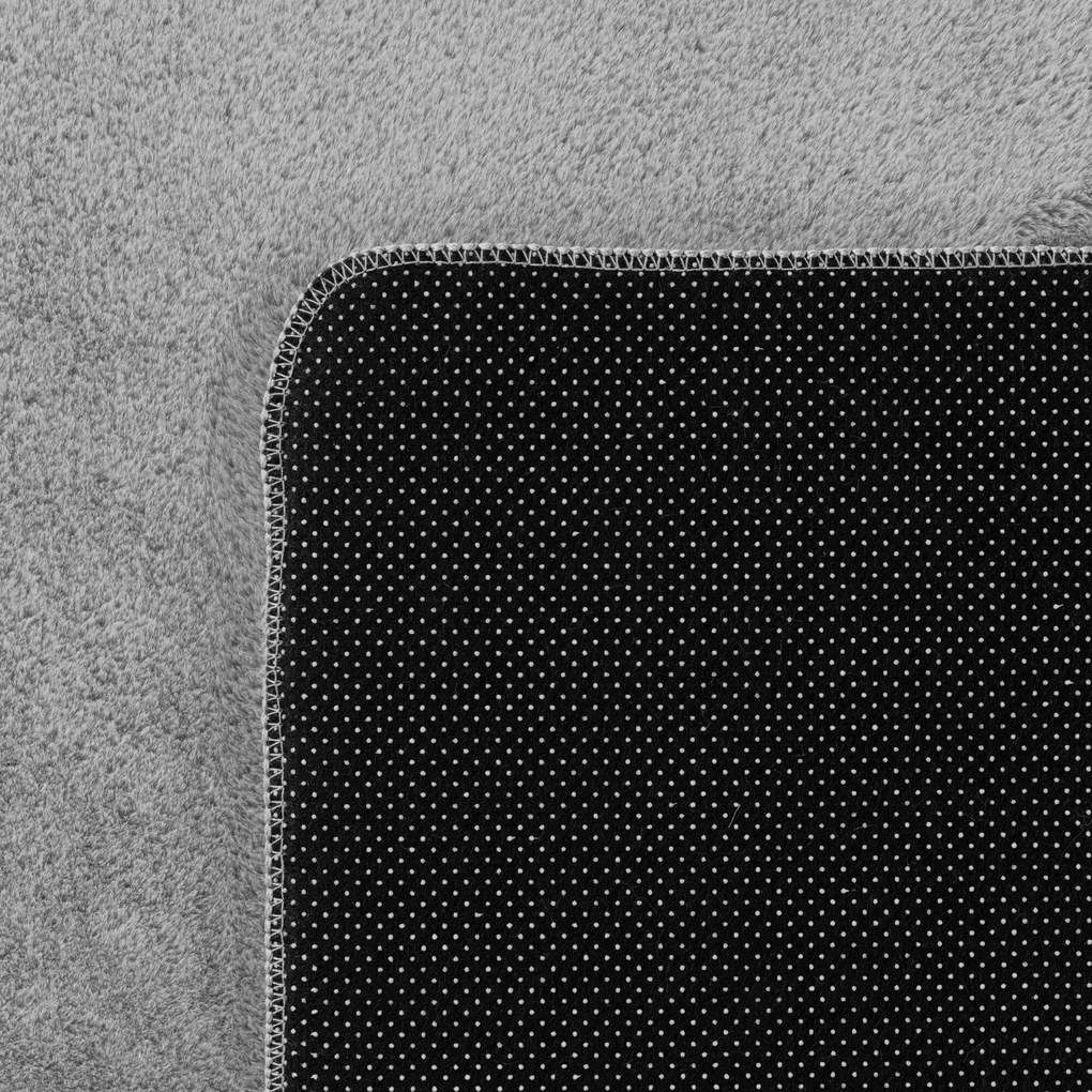 Kusový koberec Joy 1400 silver kruh, 80x80 (priemer) kruh, šedá, chodba / predsieň, Ayyildiz