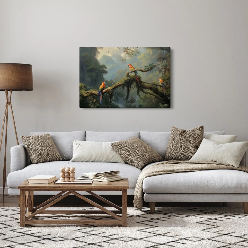Obraz - Tropický les (90x60 cm)