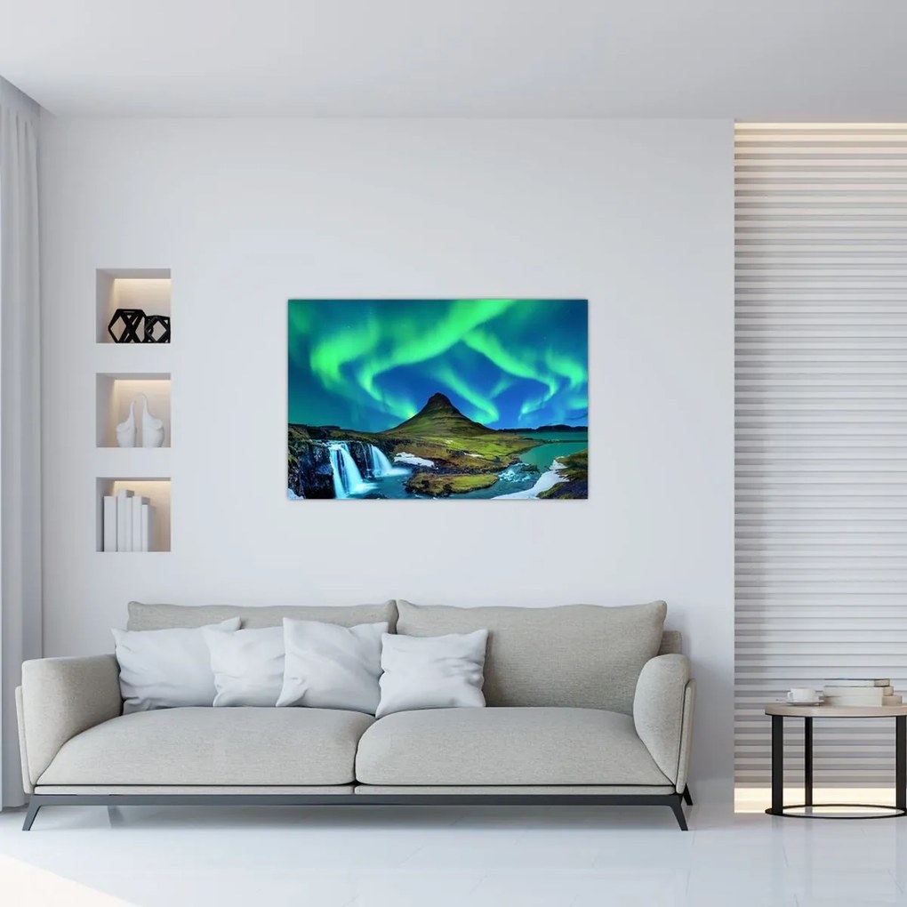 Obraz - Kirkjufell, Island (90x60 cm)