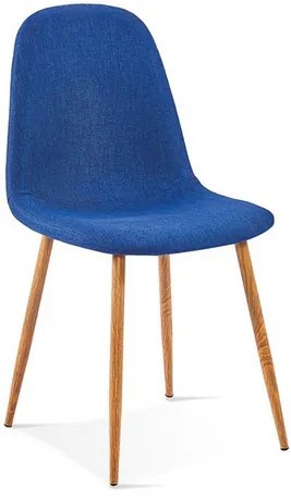 OVN stolička SIMON modrá (granátová)/dub