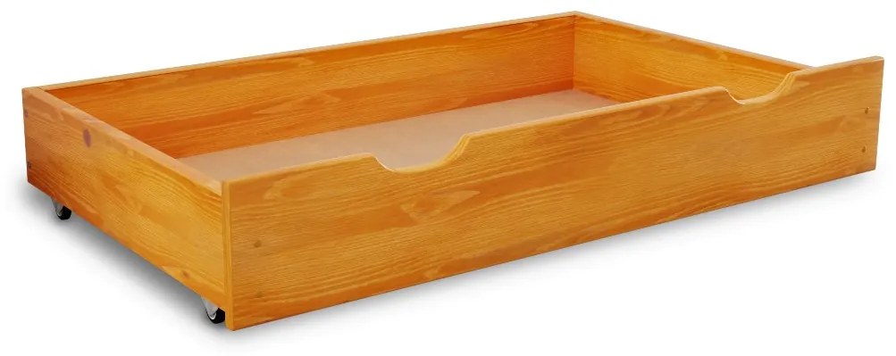 Úložný box pod posteľ 200 cm, jelša
