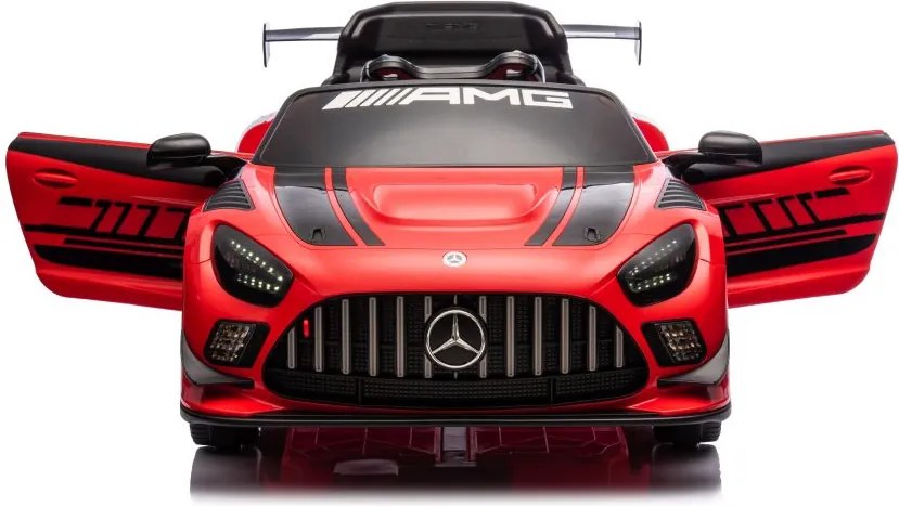 LEAN CARS Elektrické autíčko Mercedes AMG GT3, červené
