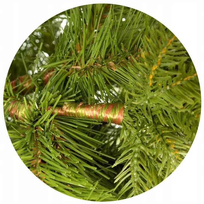 Dekorstudio Umelý Vianočný stromček na pni 3D Smrek 180cm