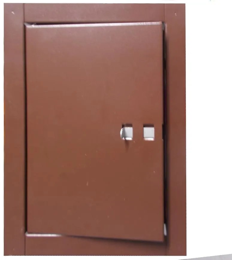 Komínové dvere 14x21 hnedé