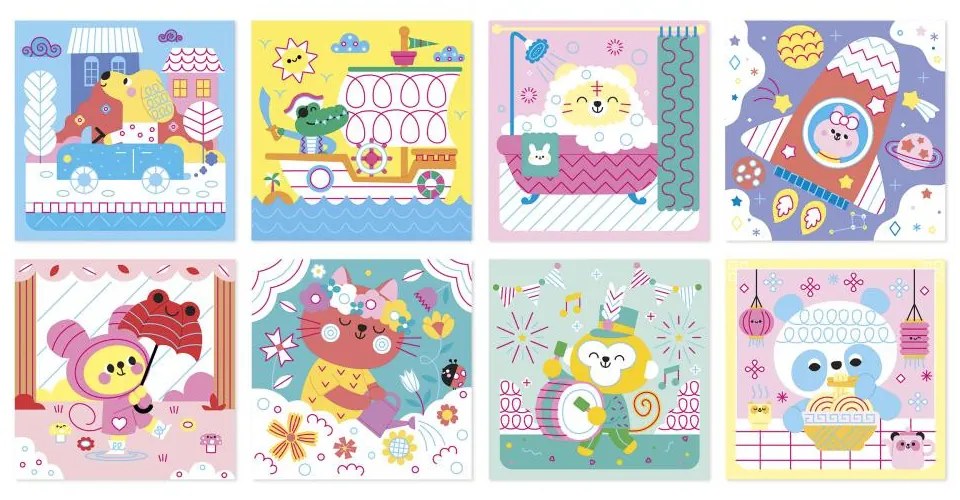 My arts&crafts - Príprava na písanie pre predškolákov