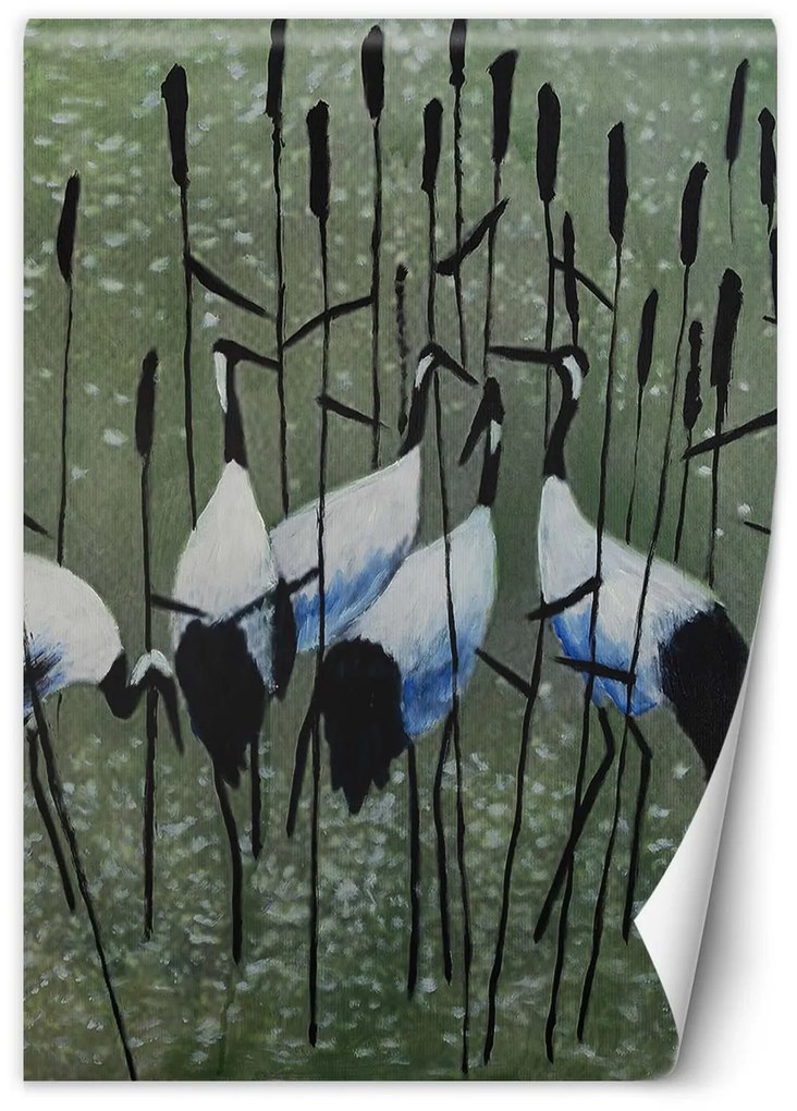 Gario Fototapeta Volavky na lúke Materiál: Vliesová, Rozmery: 150 x 210 cm