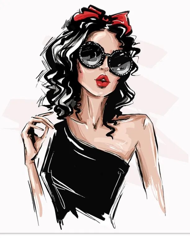 Obraz - Fashion woman (90x60 cm)