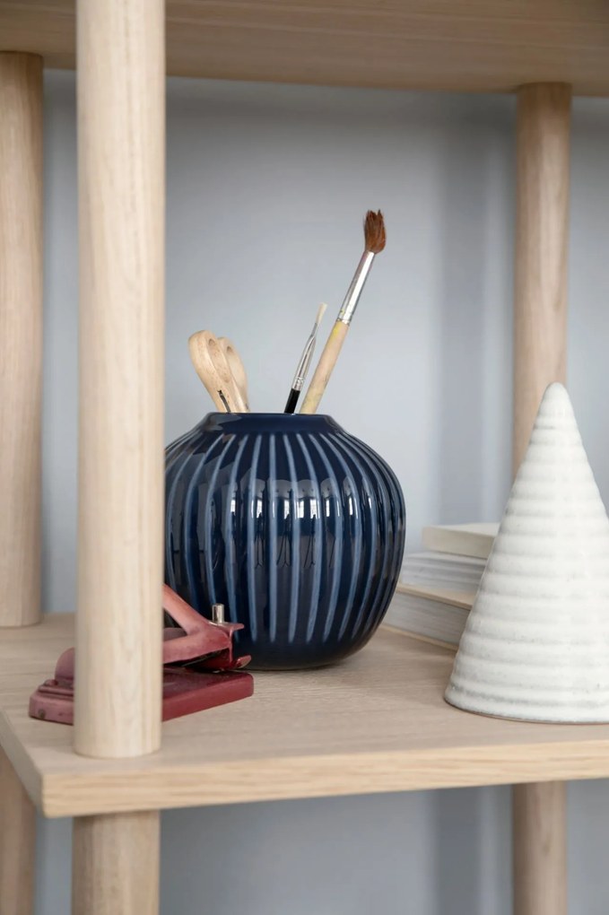 KÄHLER Keramická váza Hammershøi Indigo 12,5 cm