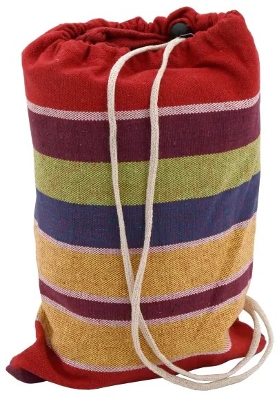 Hojdacia sieť 200x100 cm červená/žltá