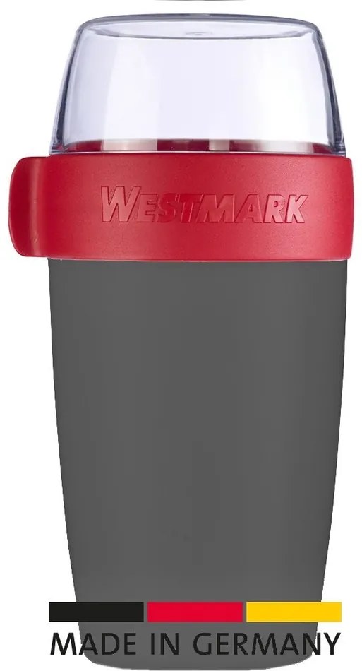 Westmark Dvojdielna dóza na desiatu, 700 ml, antracit