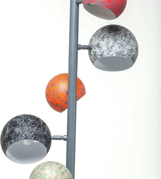 KARE DESIGN Stojaca lampa Calotta Antico 5 svetiel 200 × 40 × 25,5 cm