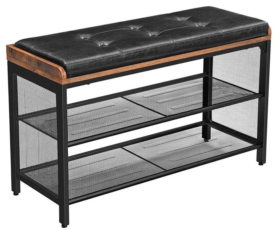 Botník DAVOR hnedá/čierna