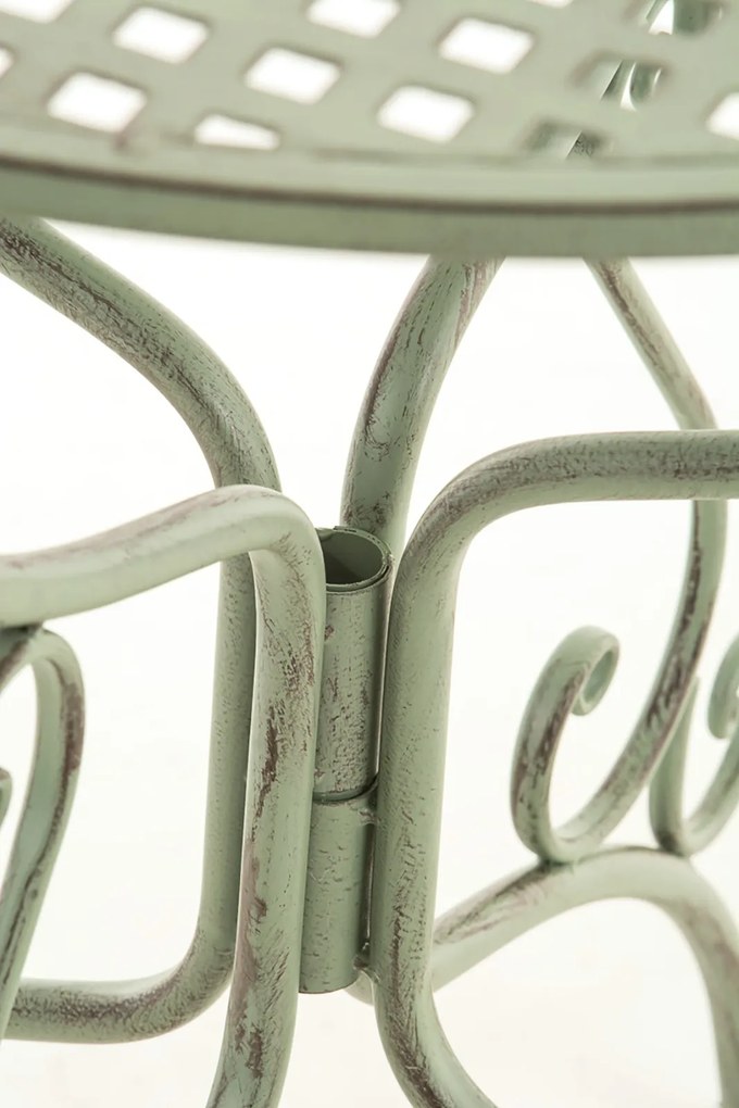 Kovový stôl GS13436802 - Zelená antik