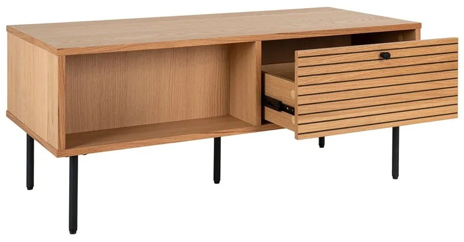 Konferenčný stolík s doskou v dubovom dekore v prírodnej farbe 50x100 cm Kyoto – House Nordic