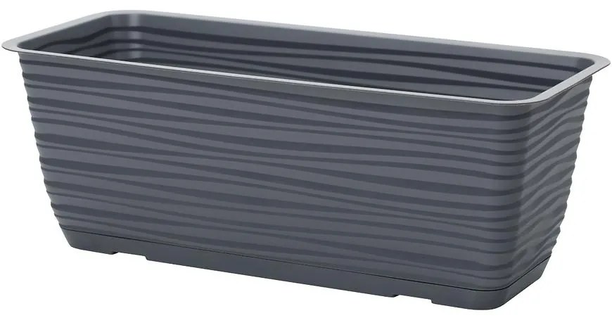 Kvetináč Sahara s podstavcom 40 cm antracit