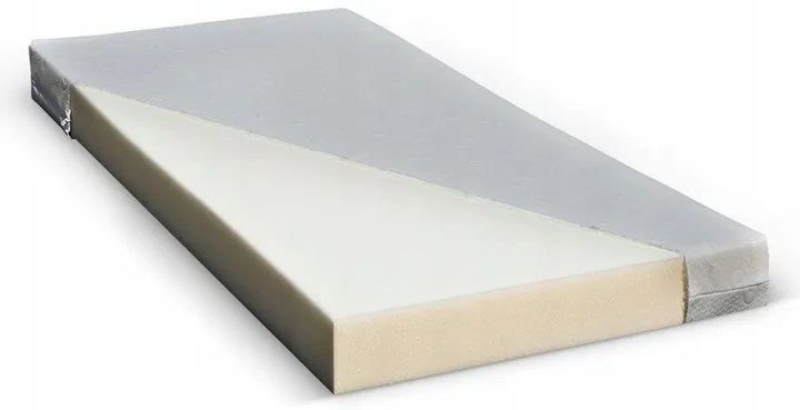 Detská autopostel CALIFORNIA 140x70 cm - modrá s plameňmi + MATRACE