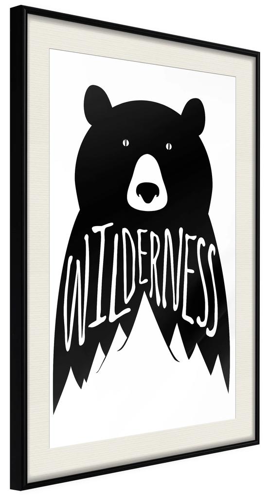 Artgeist Plagát - Wilderness [Poster] Veľkosť: 20x30, Verzia: Zlatý rám s passe-partout