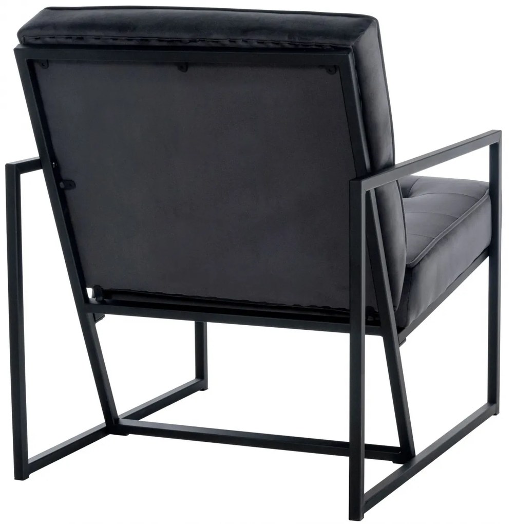 Design-Shop Kreslo Avon lounger - zamat - Sivá