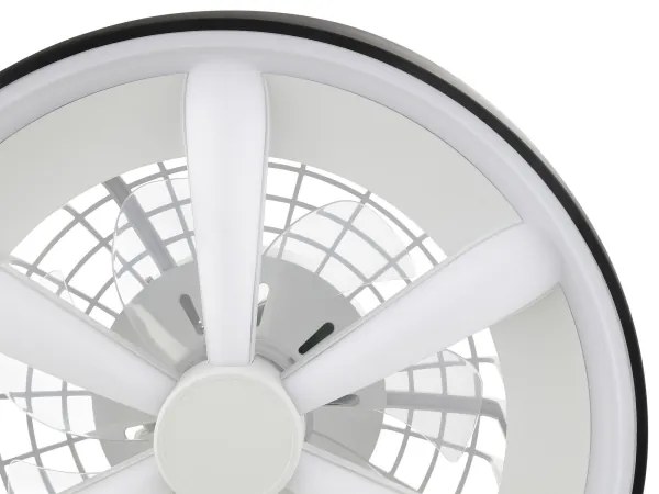 Brilliant - LED RGBW Stropný ventilátor so svetlom GAIANO LED/48W/230V čierna +DO